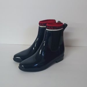 Nautica dark blue rubber boots